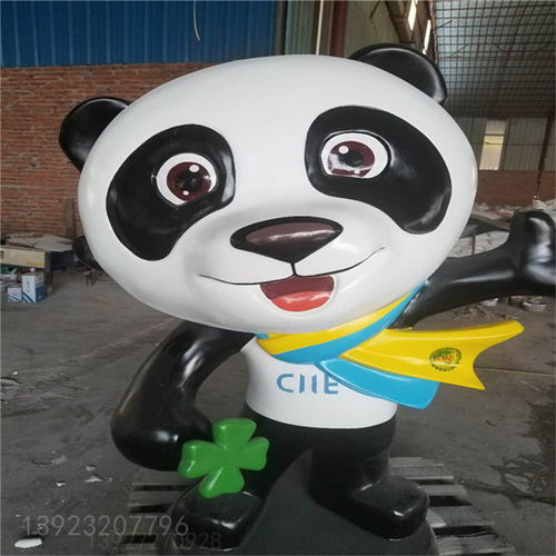 河南动物玻璃钢卡通公仔雕塑-黄页88网