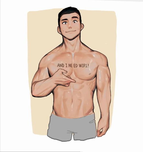国外漫画师笔下的肌肉男,太可了