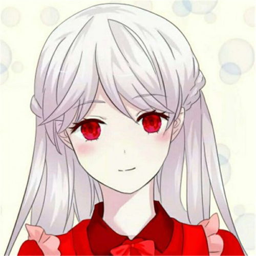 抖音上火了一组红衣动漫女孩微信头像,高萌可爱,收藏备用