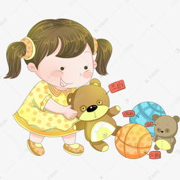 手绘选择礼品的女孩插画素材图片免费下载高清psd千库网图片编号11472748