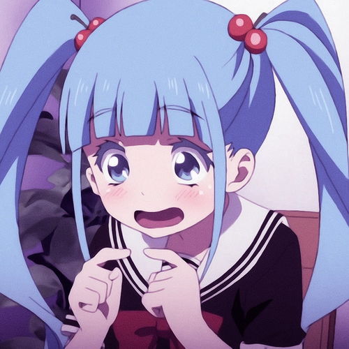 双马尾可爱动漫女头
