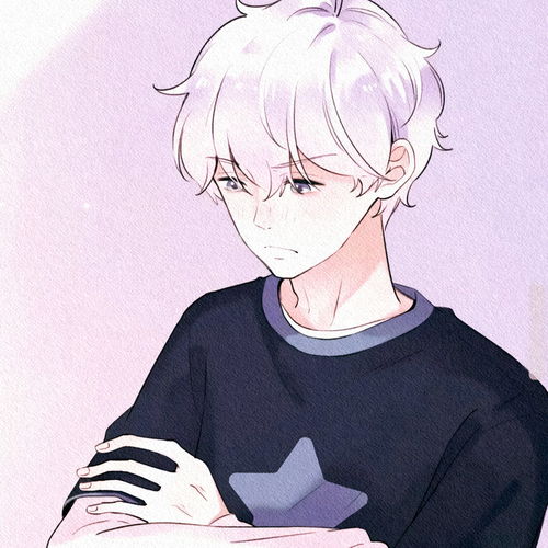 动漫男头花季少年头像