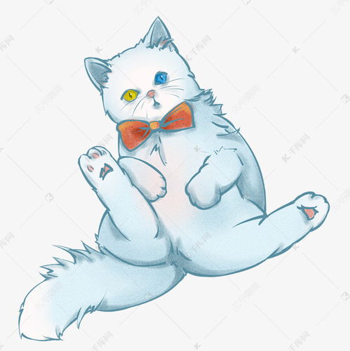 卡通手绘睡觉的猫咪素材图片免费下载千库网