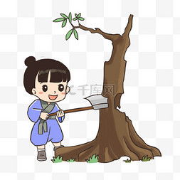 砍树的人图片砍树的人图片素材免费下载千库网