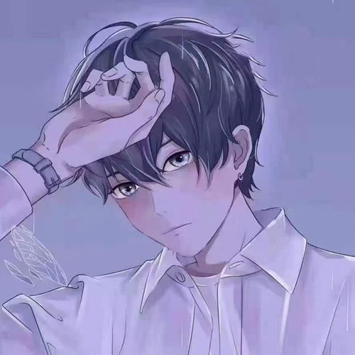 动漫男生头像满眼都是你的人才配得上你全部的爱