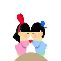 2019七夕情侣头像卡通微信头像图片大全