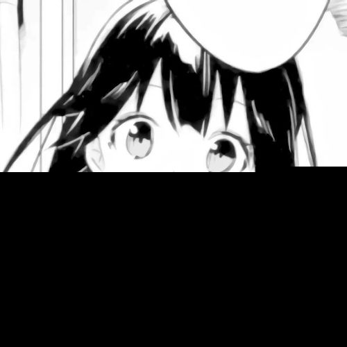 动漫头像敲多男女生黑白漫画风头像,爱不释手吖