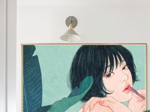 现代艺术韩国清新手绘日系浪漫唯美动漫情侣装饰画挂画3图片设计素材高清模板下载20.38mb小清新装饰画大全