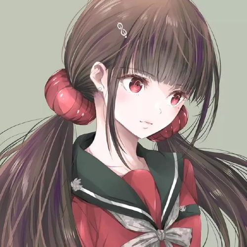 治愈系手绘动漫女生头像人间烟火,山河远阔