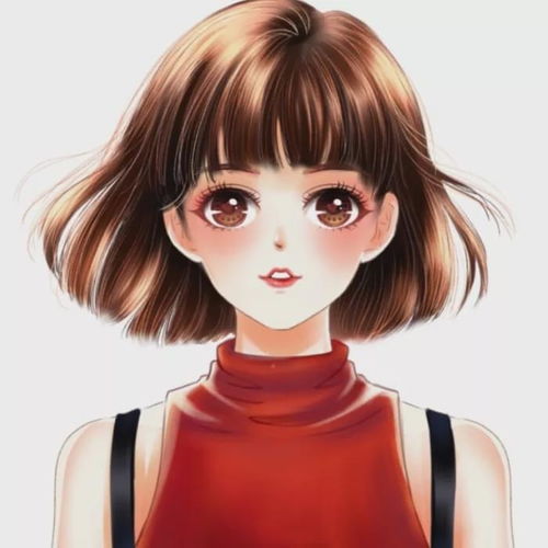 动漫女生头像万万没想到