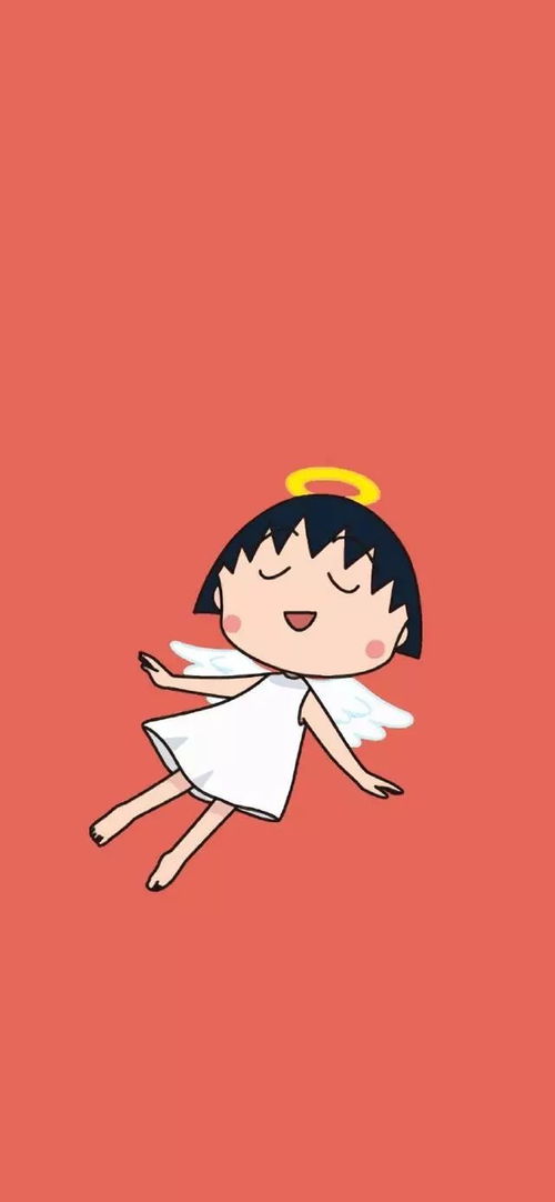 樱桃小丸子壁纸,可爱壁纸无水印,卡通动漫头像童年回忆背景图