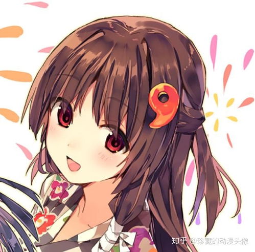 二次元气质少女动漫女生头像,呆萌可爱,楚楚动人