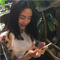 超酷刺青纹身女生头像图片