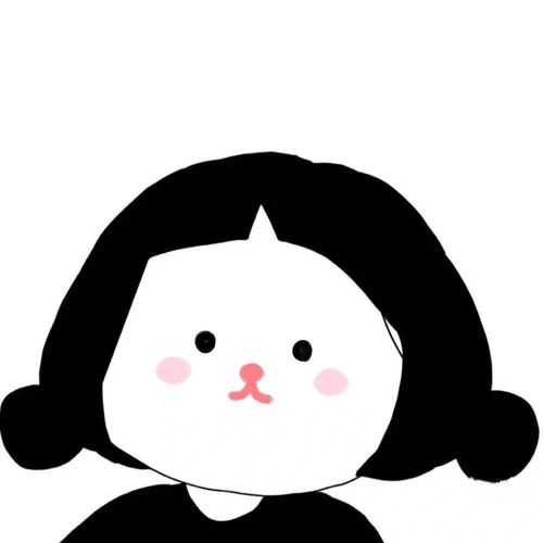 手绘卡通闺蜜头像