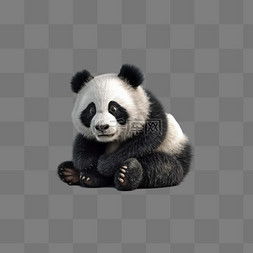 熊猫卡通3d图片熊猫卡通3d图片素材免费下载千库网