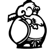 剪纸头像简单的剪纸人物头像
