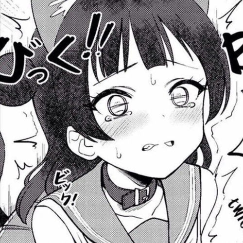 动漫黑白头像