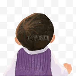 孩子背影卡通图片孩子背影卡通图片素材免费下载千库网