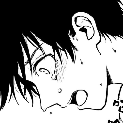 黑白动漫男生头像不要妄想每个人都待你如朋友