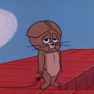 汤姆杰瑞情侣头像高清一对可爱猫和老鼠情头一左一右