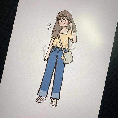 适合做头像的可爱女生插画,其实也可以自己动手试试哦