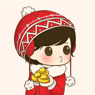 适合新年卡通头像女生