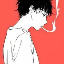 樱奈红色系动漫男生头像
