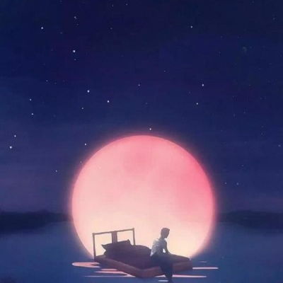 一组唯美卡通风景静物意境插画微信头像我要个性网
