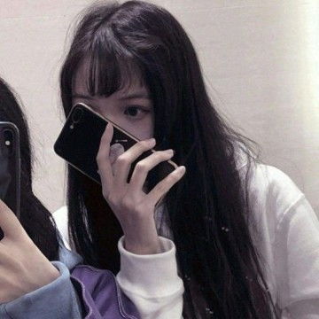 个性手机挡脸的女生头像2021最火爆,女生头像图片