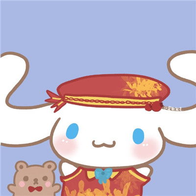 2021最新三丽鸥新年头像卡通手绘三丽鸥2021春节喜庆头像合集