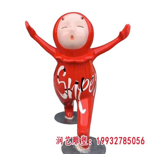 玻璃钢游戏人物卡通雕塑揭阳卡通人物树脂雕塑制作厂家