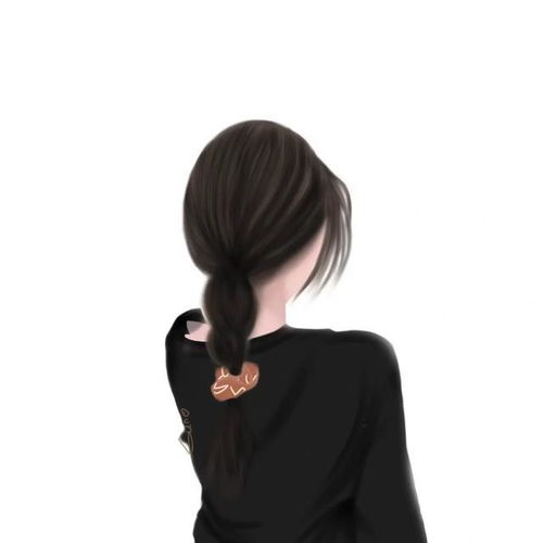 头像手绘气质女生背影,你喜欢哪一个
