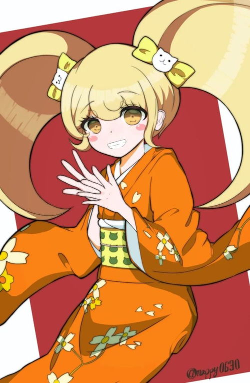 弹丸论破西园寺日寄子,黄金大马尾少女舞蹈家,动漫头像壁纸