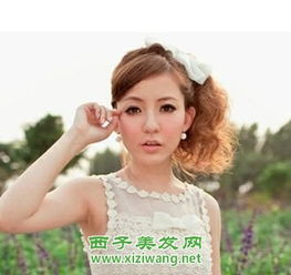 女生可爱的减龄发型图片6