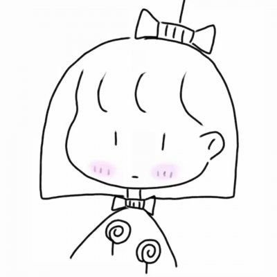 简笔画人物头像女简笔画头像女生可爱萌