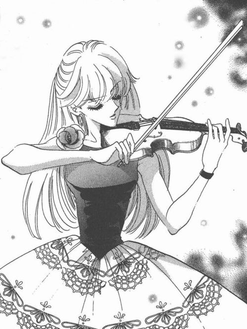 日本少女动漫插画黑白手绘花堆糖,美好生活研究所