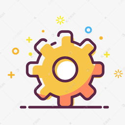 齿轮图标卡通设计素材图片免费下载千库网
