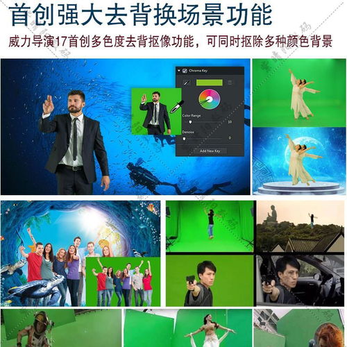 威力导演17旗舰版视频剪辑制作软件婚礼相册动画字幕特效调色配音