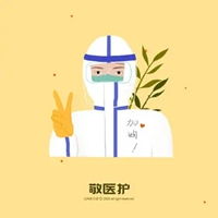 抗击病毒头像抗击疫情的卡通头像