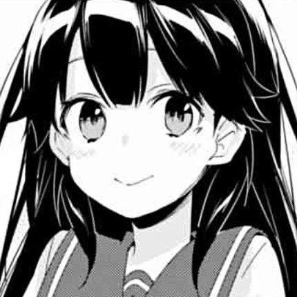 值得长期不换的黑白漫画女头