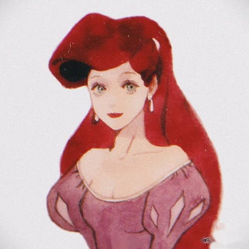 当迪士尼公主变成淑女画风,花木兰闭月羞花,贝儿楚楚可人