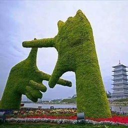 成都仿真植物造型仿真卡通雕塑假植物人物造型