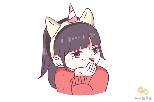 卡通小女孩专属定制化微信头像