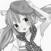 黑白可爱卡通女生头像微信头像图片大全