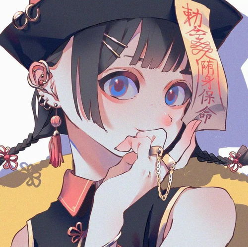 这组二次元女头有点可爱呦