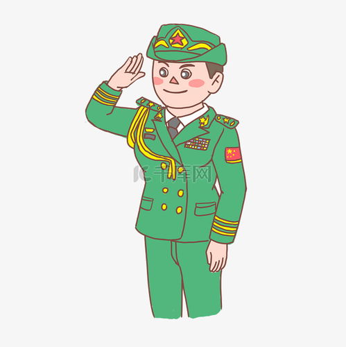 军人女军人敬礼素材图片免费下载千库网