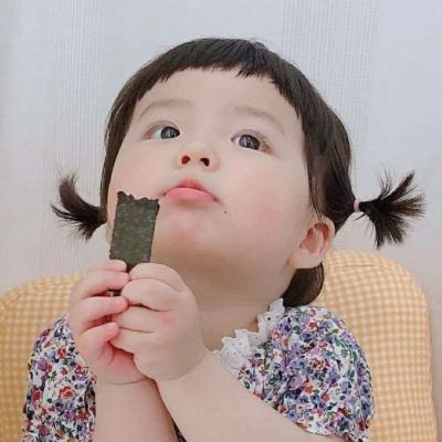 可爱萌娃系列三人闺蜜头像超级呆萌可爱点