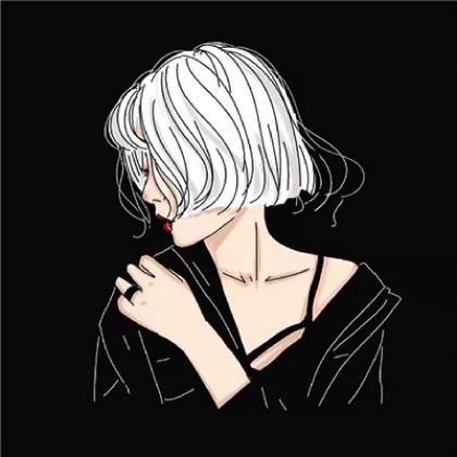 插画情侣头像一男一女,换上让身边的人都喜欢你