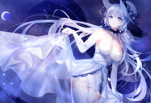 紫色系列动漫女生