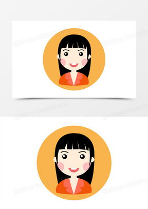卡通女素材卡通女图片卡通女免费模板下载熊猫办公